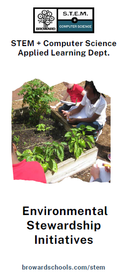 STEM environmental initiatives brochure cover